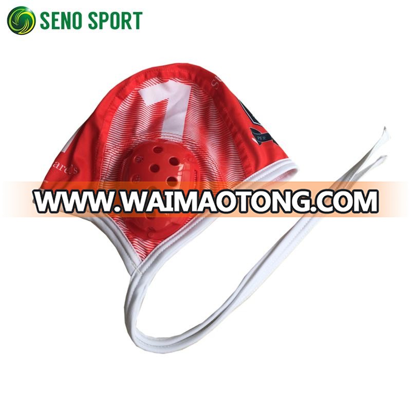 Fashion Logo Imprinted Water Polo Swimming Caps For Children