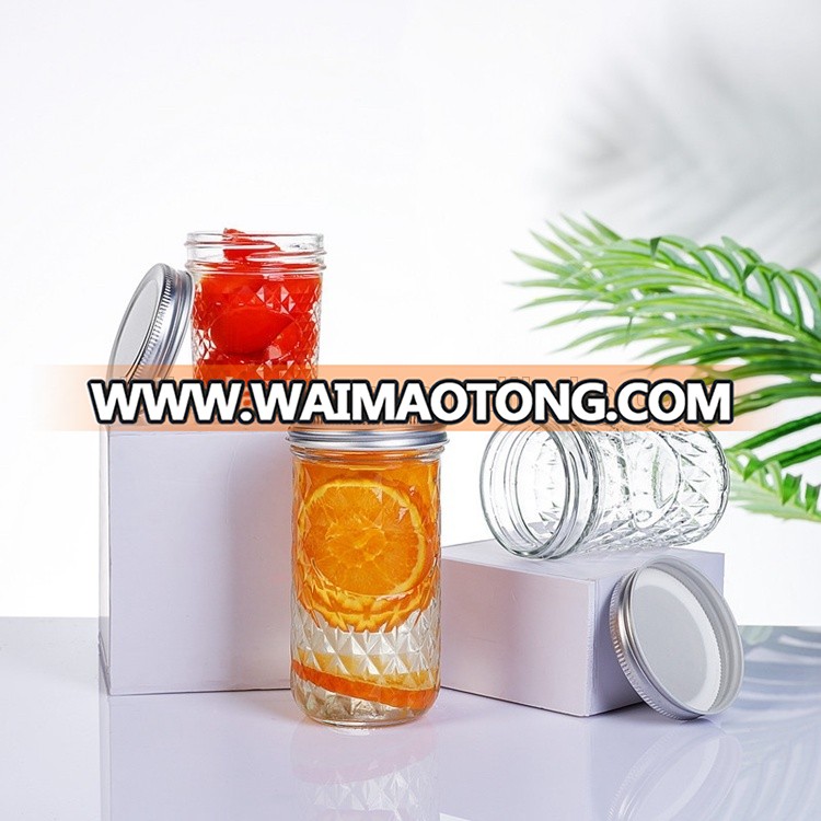 Wide Mouth Round Mason Jar Glass Wholesale