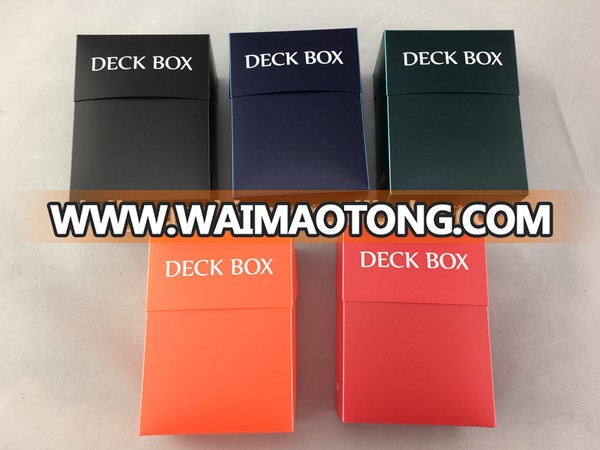 PP solid deck box for wholesale and retail MTG/TCG Dongguan factory