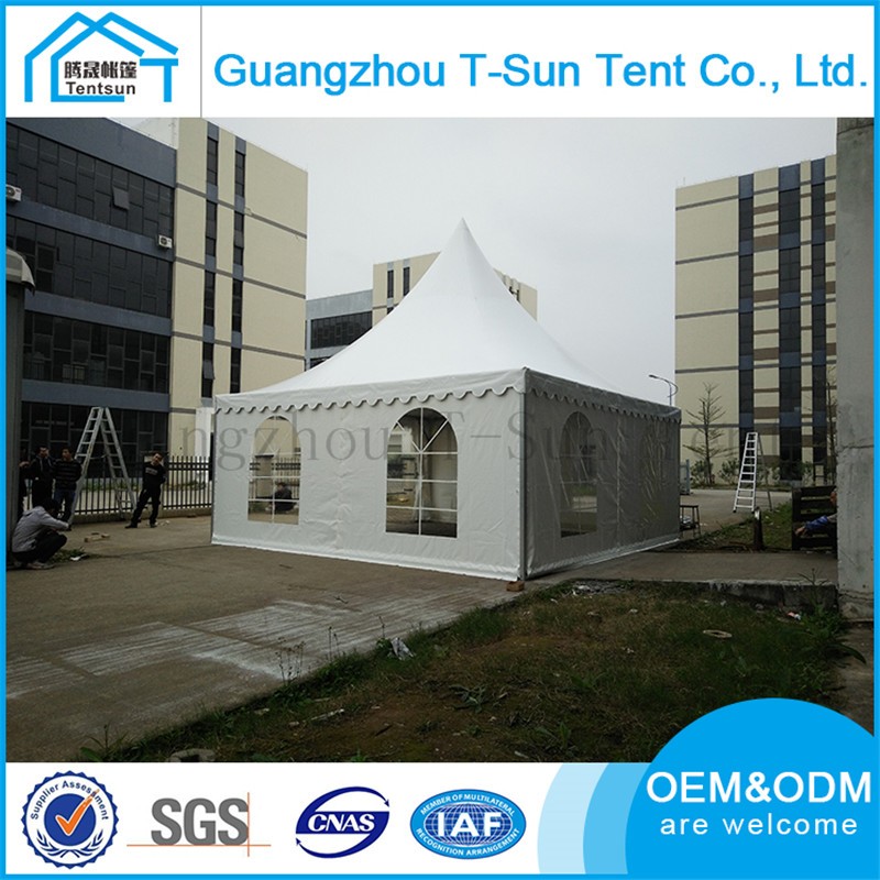 New design 6x6m white pvc aluminum garden gazebo tent for sale