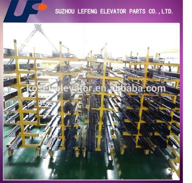 Safety parts elevator hollow guide rail for counter weight