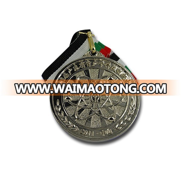 Professional manufacturer make metal custom medal / olympic metal medal with ribbon