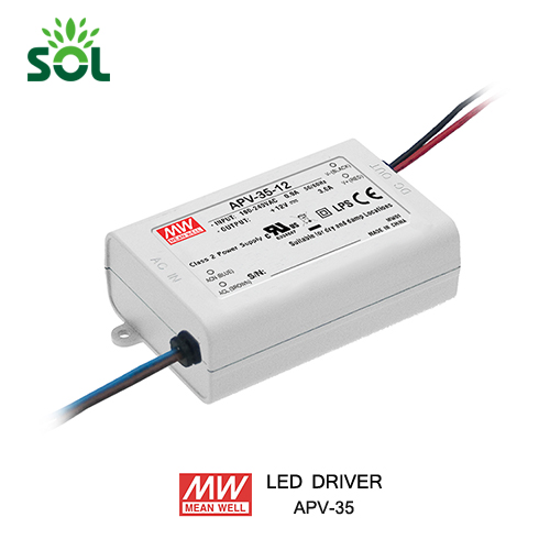 Meanwell 16W 24V Small And Compact Size APV-16-24 LED Power Supply