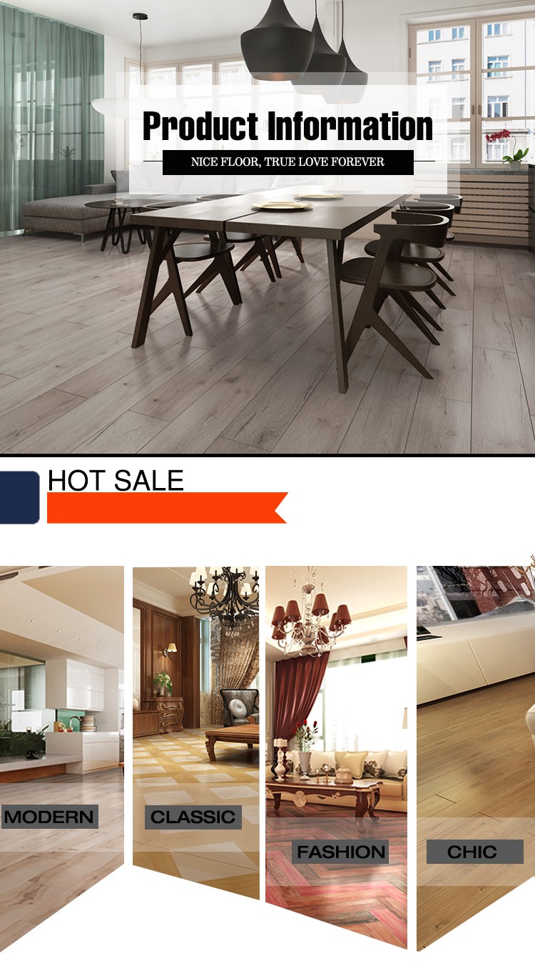 laminate flooring HDF AC3 AC4 AC5 Unilin click commercial grade cottage grey oak