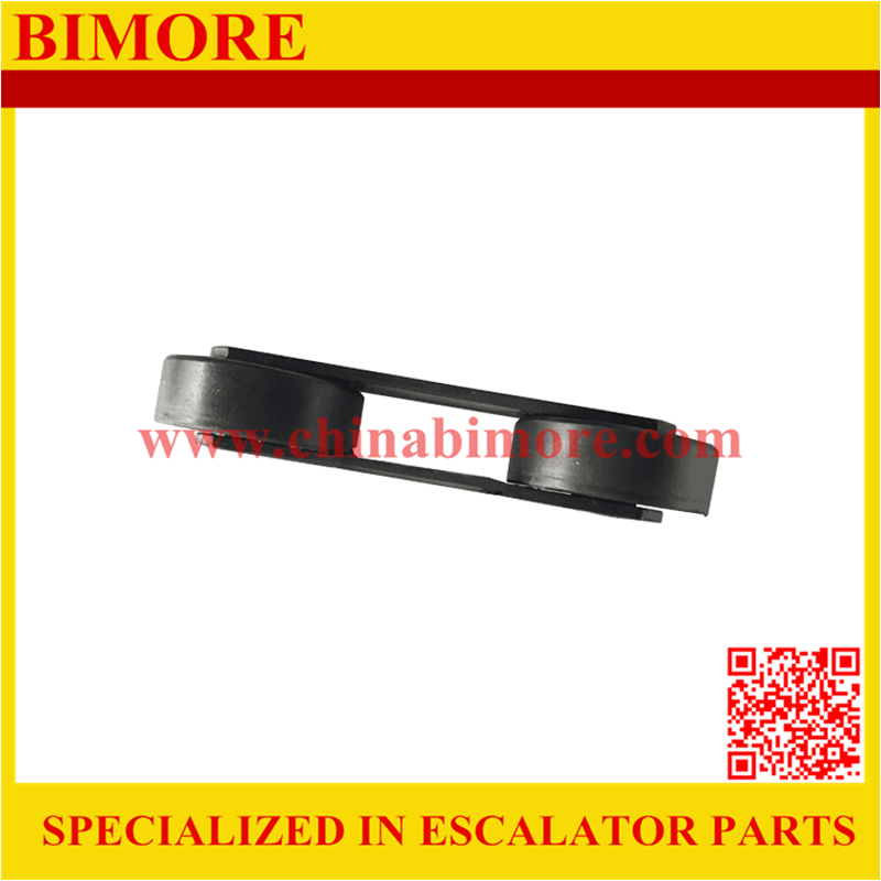 P=135.47mm Escalator step chain for roller 76*25mm, bearing 6204, pin diameter 14.63mm