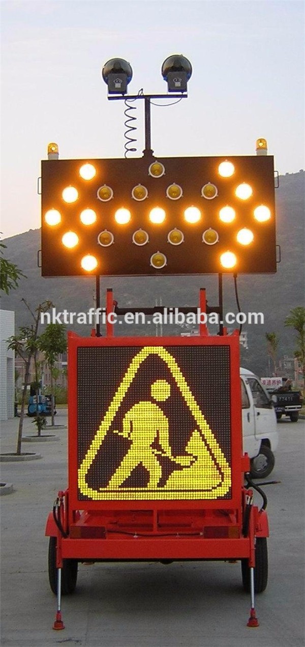 portable outdoor solar road safety flash led stop parking sign