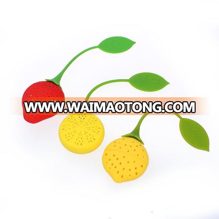 Yang Jiang Helping Silicone Fruit Shaped Tea Infuser Strainer Tea Making Tools