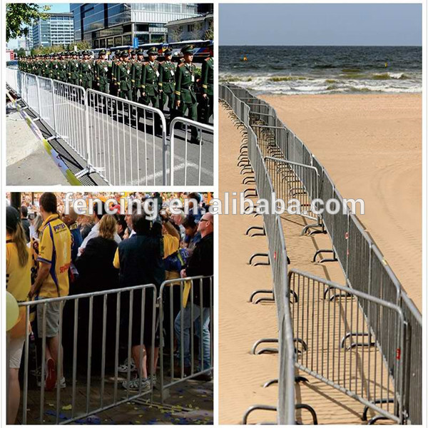 Anping factory Metal Pedestrian Facility Fence For Works