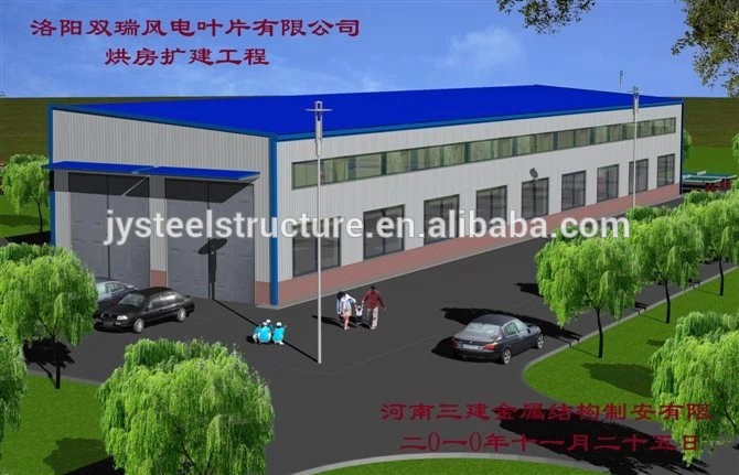 steel structure large span building for farm structures/workshop design