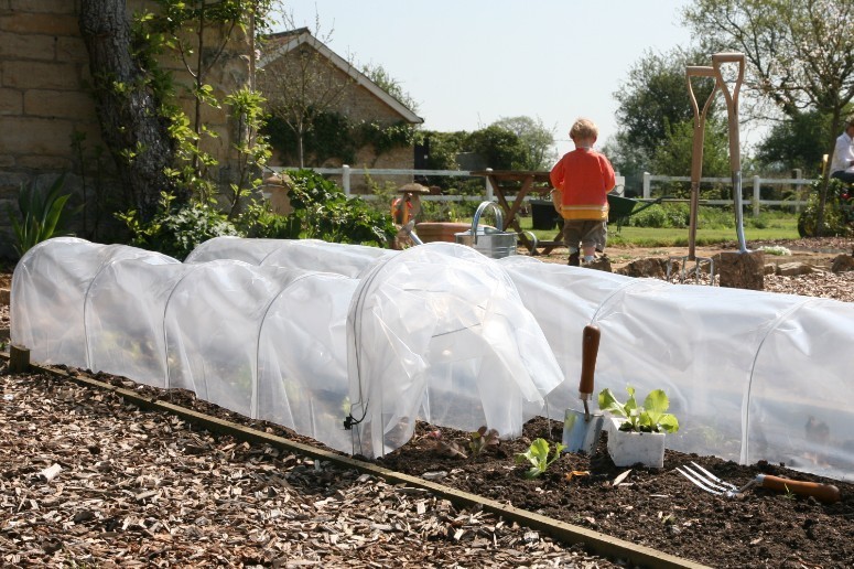 net fabric grow tunnel