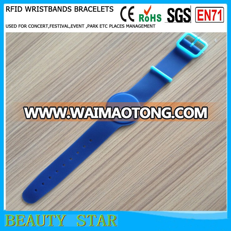 OEM&ODM acceptable NFC silicone wristbands ,factory selling NFC silicone wristbands