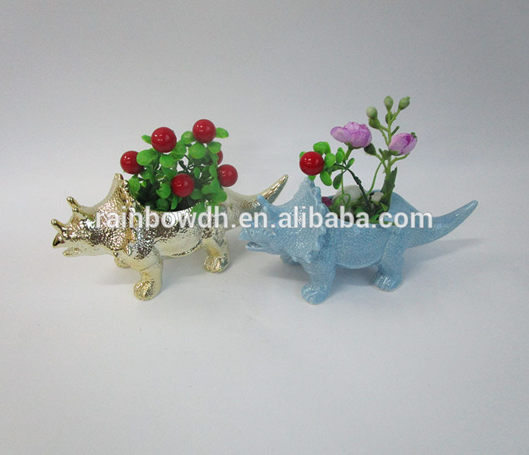 Small Ceramic Flower Pot for Succulent Plants