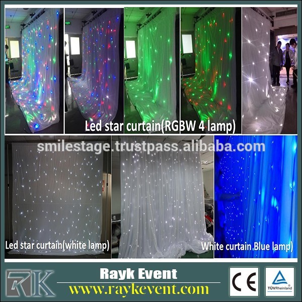 LED video curtain led christmas curtain lights Led Star Curtains