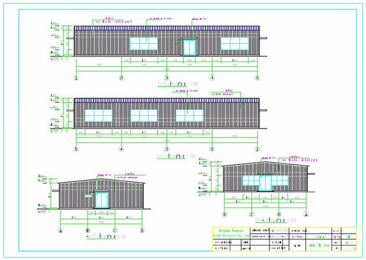 Industrial Prefabricated Steel Storage Hall