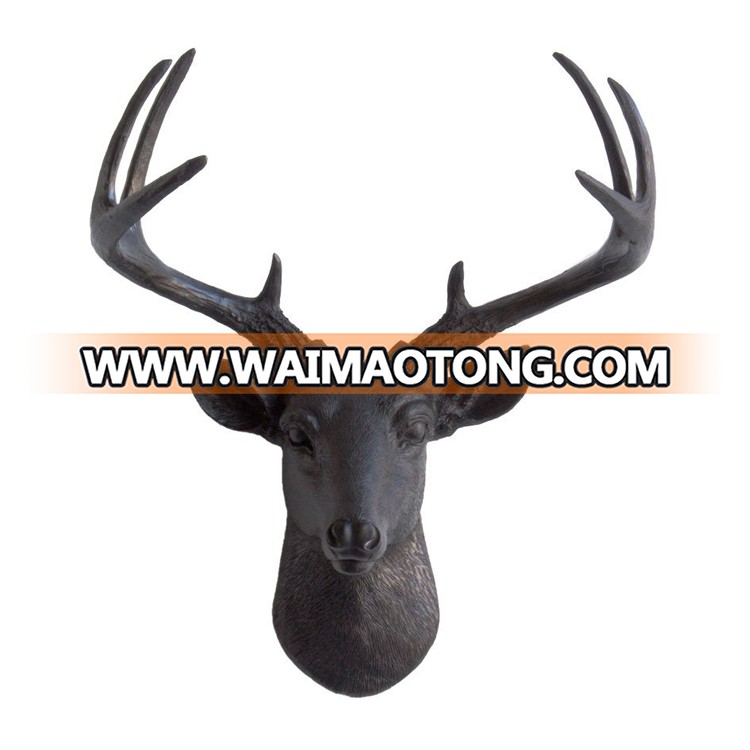 Wholesale Wall Hanger Sculpture Animal Statues 3d Deer Head