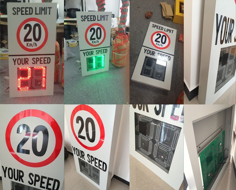 speed limit sign led display three digits led speed display