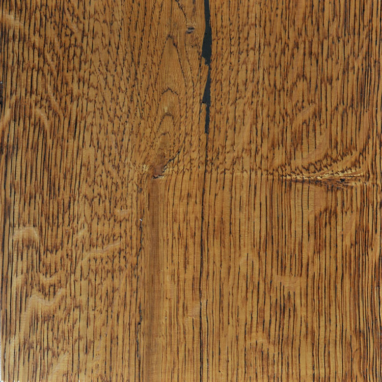 China manufacture handscraped and wire brushed rustic European oak industrial parquet