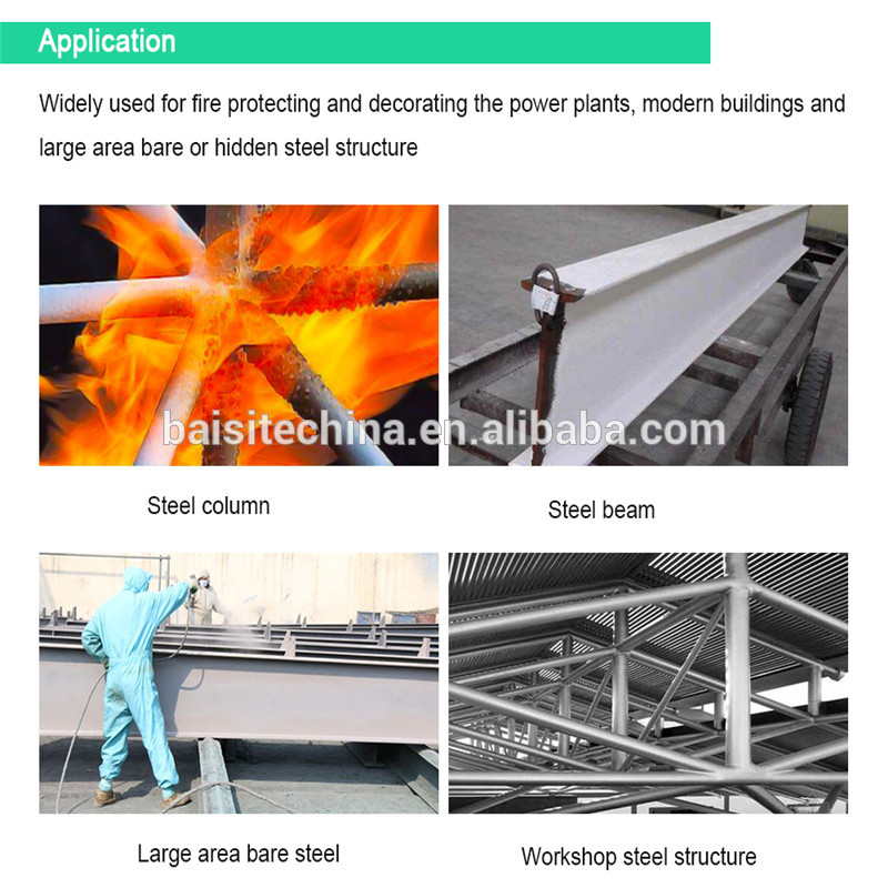 Thin / Super Thin Grey Fireproof Coating for Steel Structure