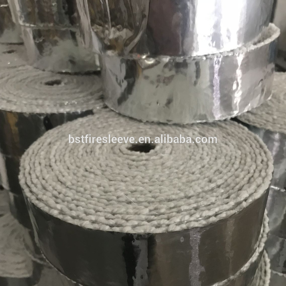 High Temperature Insulation Heat Reflective Ceramic Fiber Tape With Aluminum Foil