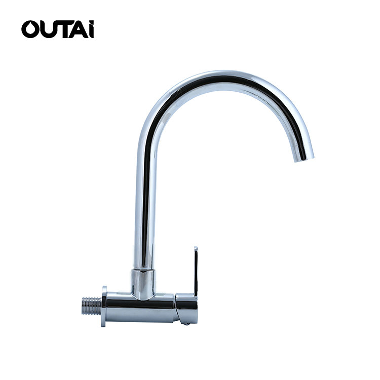 Hot selling sink washing cold water one handle kitchen wall faucet