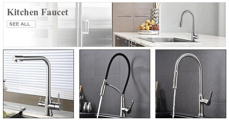 cupc stainless steel with filter spout for purify water use hot and cold water kitchen faucet