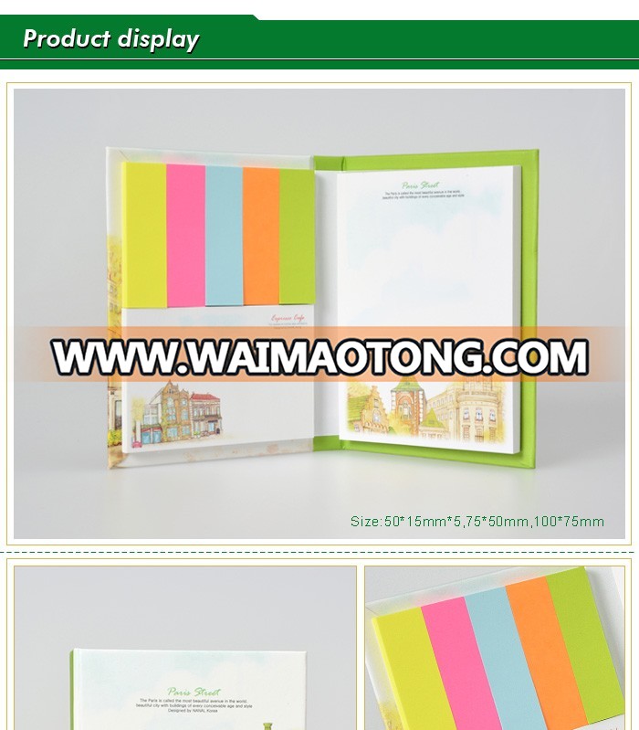 Promotional Pocket Memo Pad With Colorful Book Markers