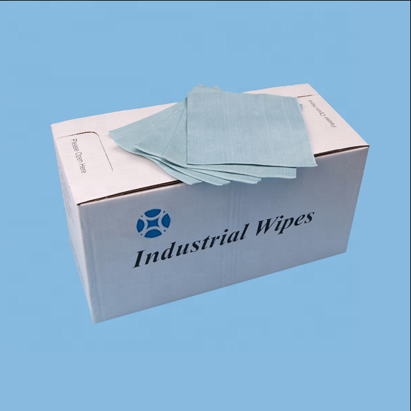 Low lint Polyester Wood pulp cleaning cloth