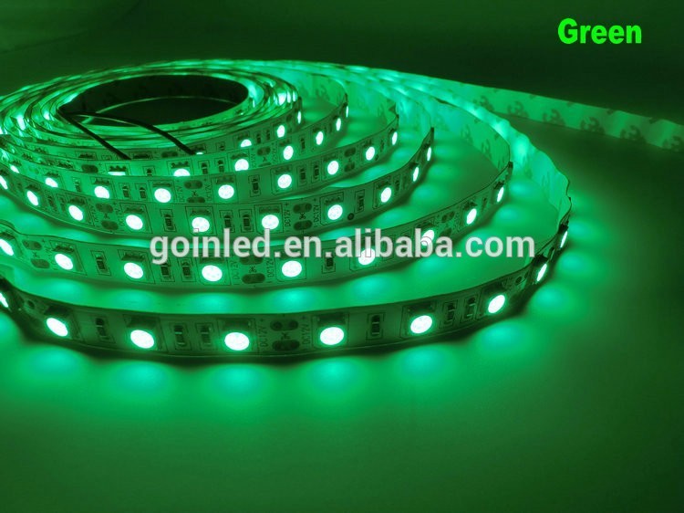 outdoor IP65 sealing waterproof DC12 24V SMD5050 flex rgb led strip light 30led per meter