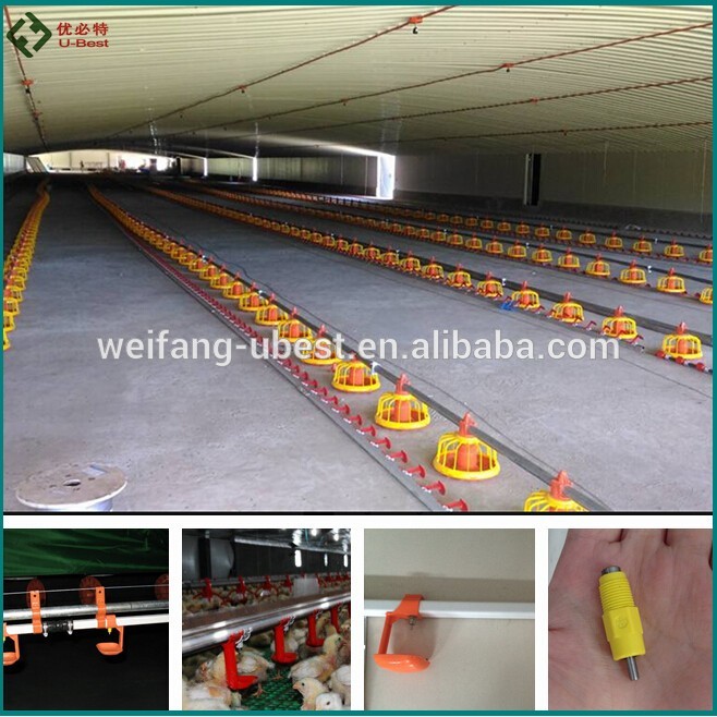 Automatic poultry farm chicken broiler feeding system