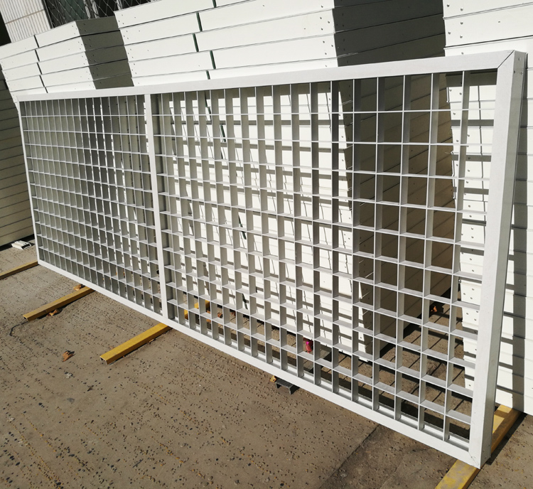 fiberglass grating cover for air conditioner FRP grating ventilation GFRP mesh