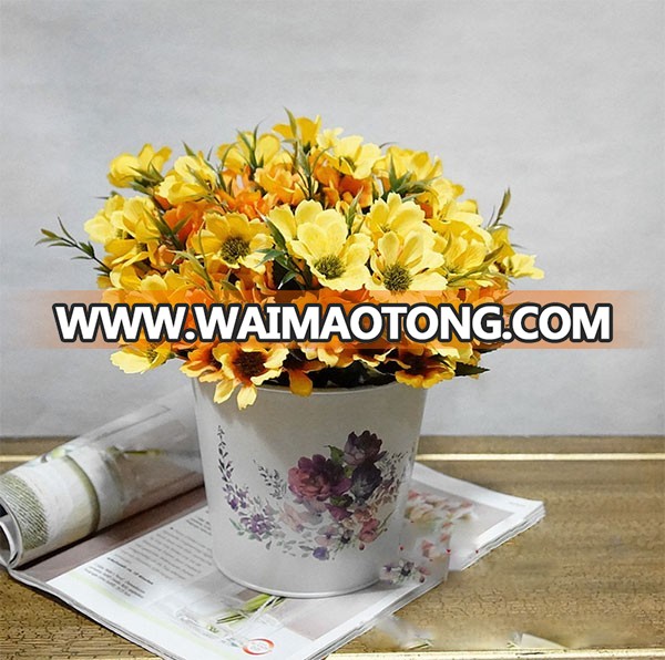 Beautiful color silk artificial cosmos flower for home decoration