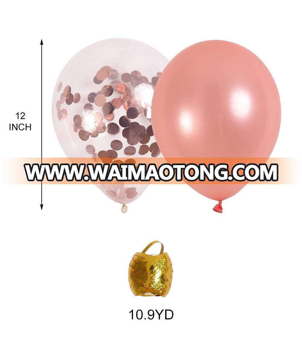 40 Inch Rose Gold Number Foil Mylar Balloons Set-18th birthday Party Decorations Rose Gold Party Supplies