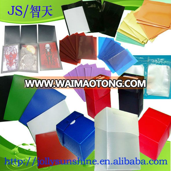 66x91mm card protectors textured card sleeves for trading card Dongguan suppliers