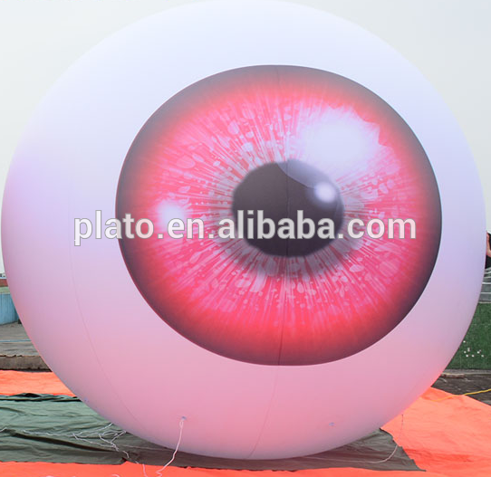 New design big inflatable simulation eyeball balloon for event