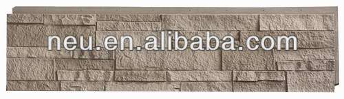 Polyurethane stone wall panel, waterproof, fireproof, DIY installation,