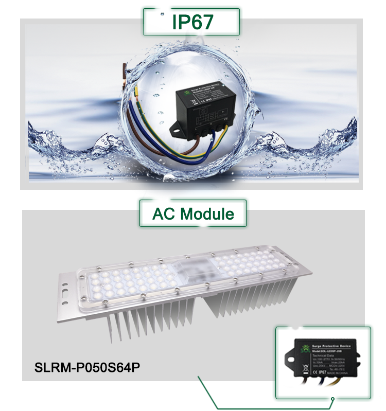 10KA/20KV SPD LED Surge Protection Device in LED Lamp or Lamp Post