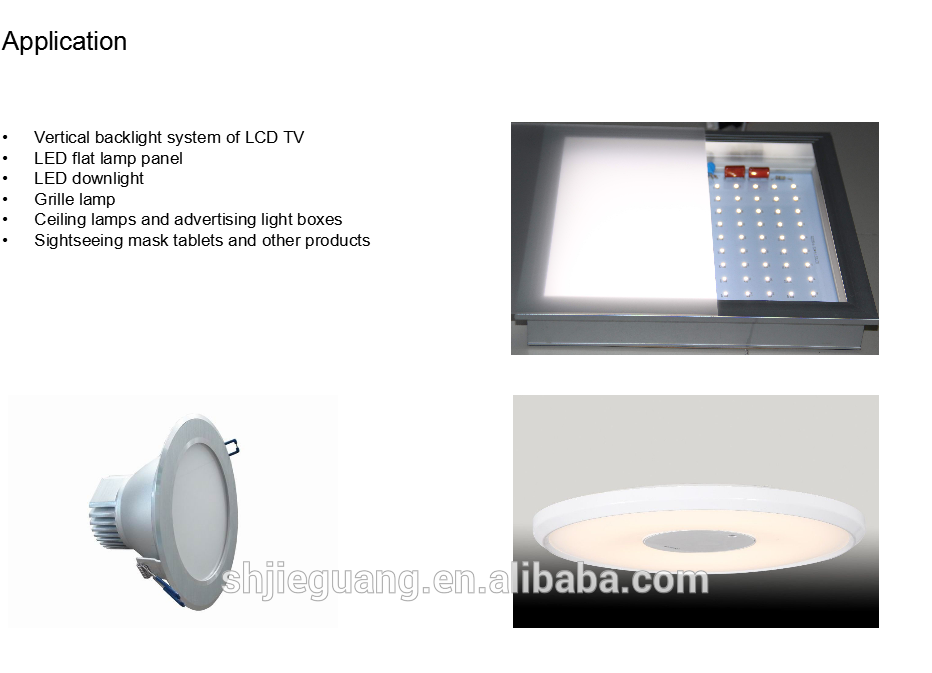 LED Panel Light Diffuser Plate PS Diffuser Sheet