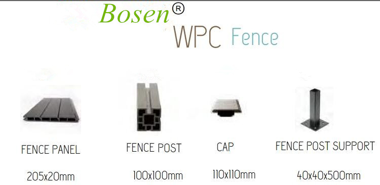 Hot sale Eco-Friendly Waterproof WPC Garden Fence/wpc panels like wooden panels/outdoor fence