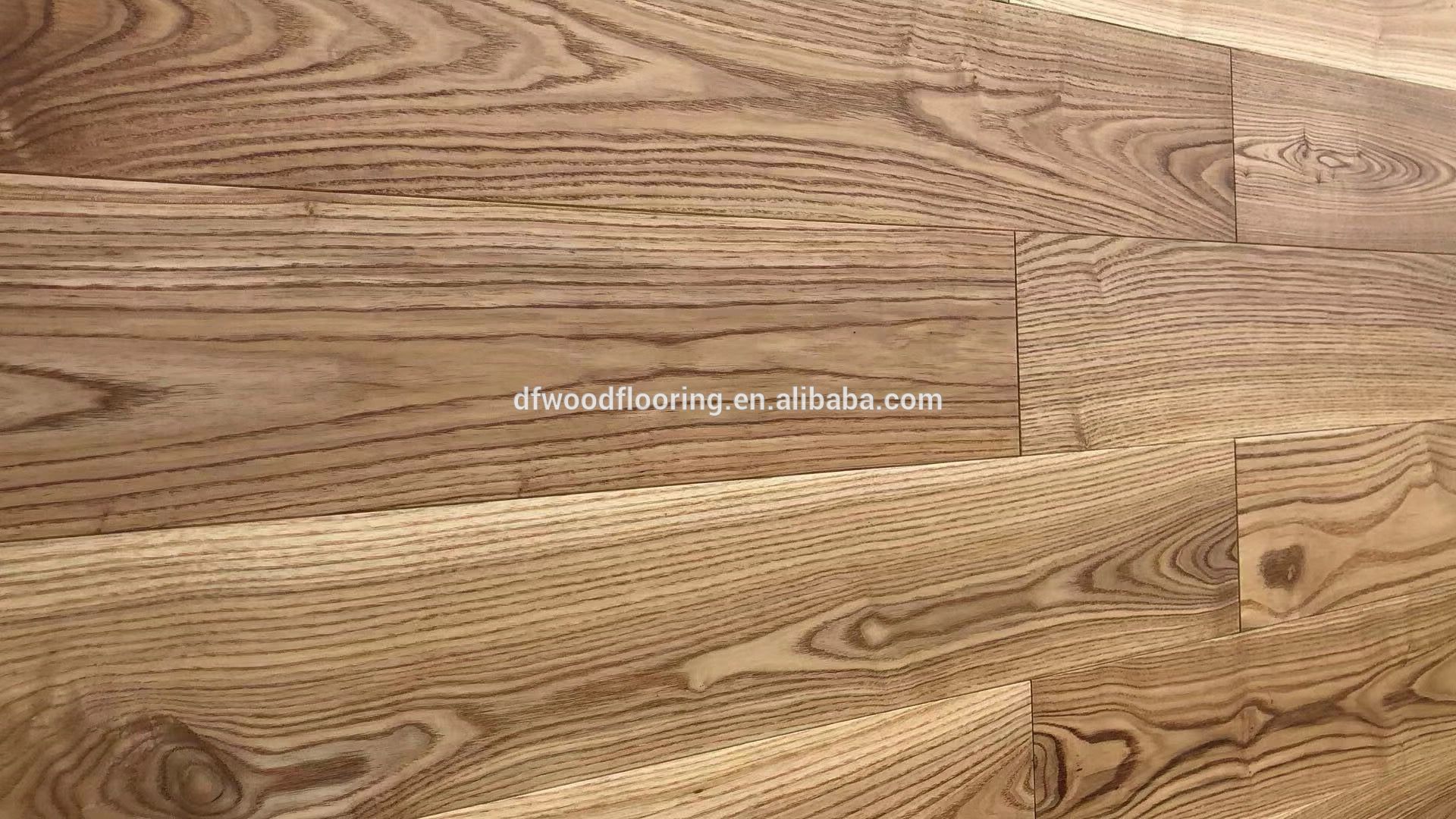 Grade A UV Coating Finished Russian ASH Hardwood & Solid Wood Flooring