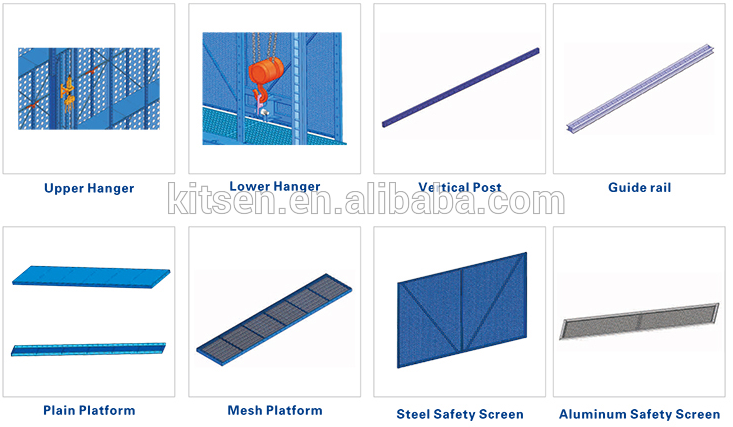 Easy dismantle antirust frame scaffolding climbing