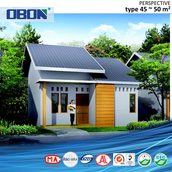 Lightweight bungalow used sandwich panel rapid wall house construction