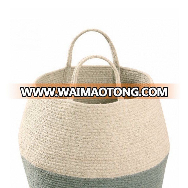 Large Cotton Coiled Rope Storage Bin