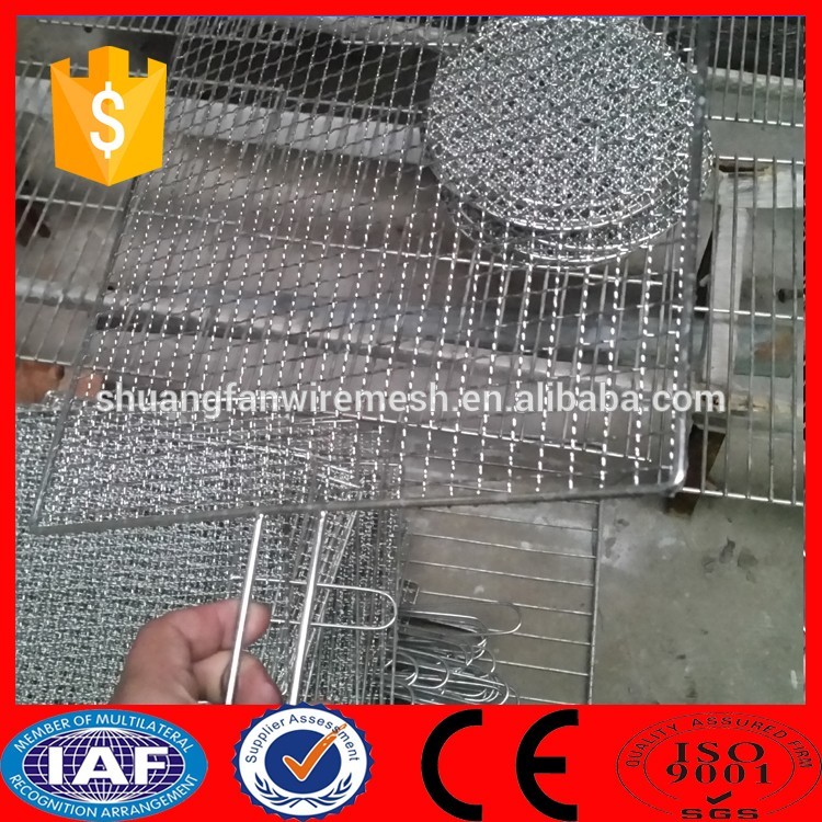 stainless steel barbecue bbq grill wire mesh net,roast fish meat BBQ mesh,toast mesh.