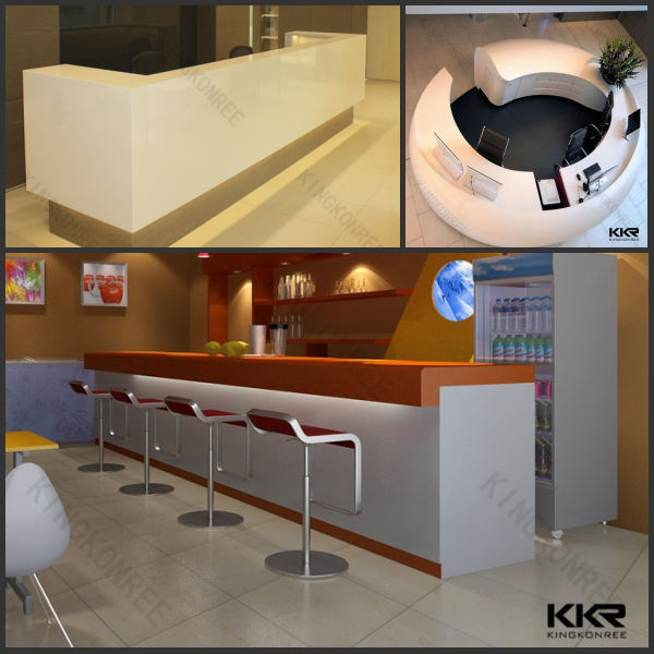 Modern design bar counter, solid surface night club counters