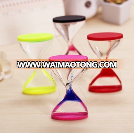 Home decoration cheap colorful sandtimer hourglasses