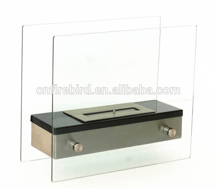 Table top model Bio ethanol fireplace FD49 with stainless steel burner