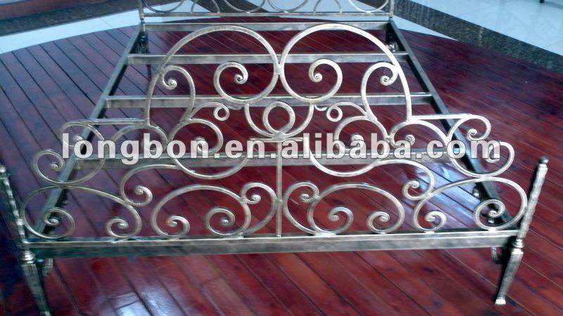 top-selling royal wrought iron double bed frame