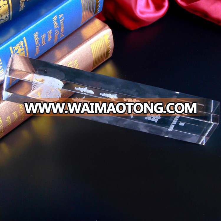 Blank crystal cubes for engraving Customizedcrystal glass paperweight wholesale paperweight for Souvenir business gift