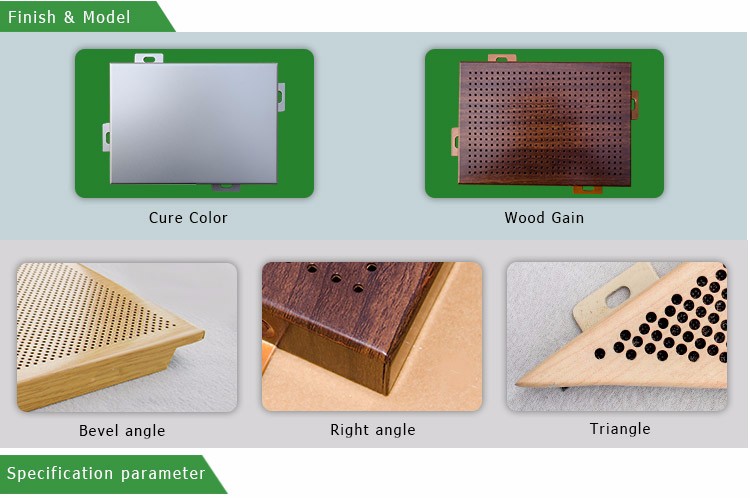 TianGe Corrugated Metal Ceiling Panels LED Ceiling Sheets Heat Resistant Acoustic Ceiling Tiles