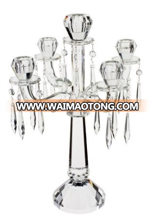 2015 New! wedding table centre piece crystal candelabra